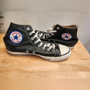 Converse Black and White Athletic Shoes